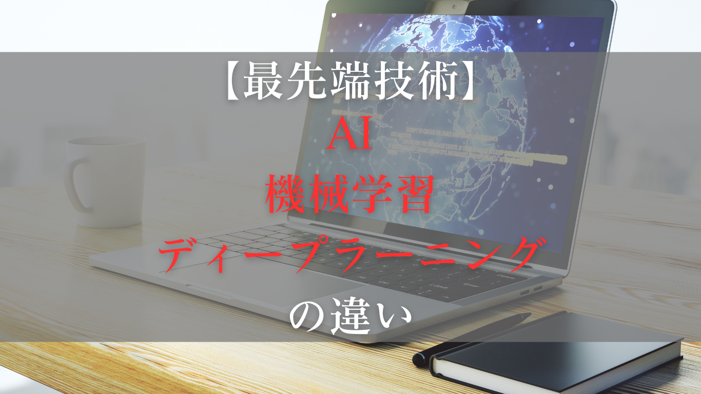 AI、機械学習、ディープラーニング